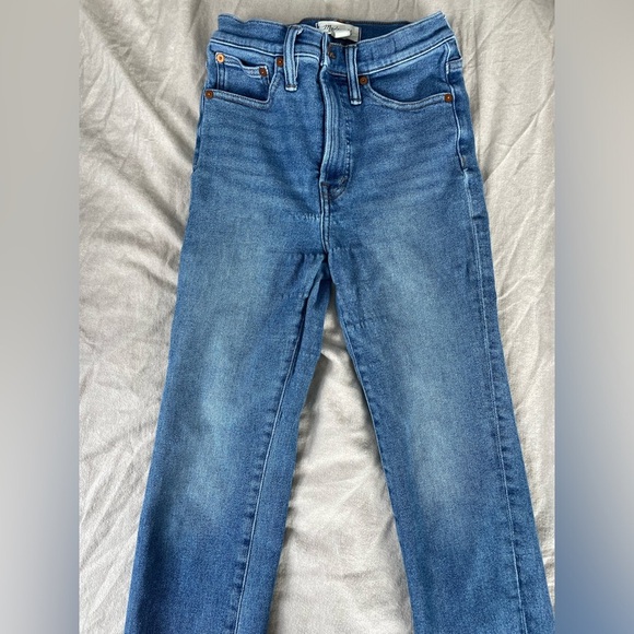 Madewell The Perfect Vintage Wide Leg Denim Jean Womens 25 Blue Please Read - Picture 8 of 10